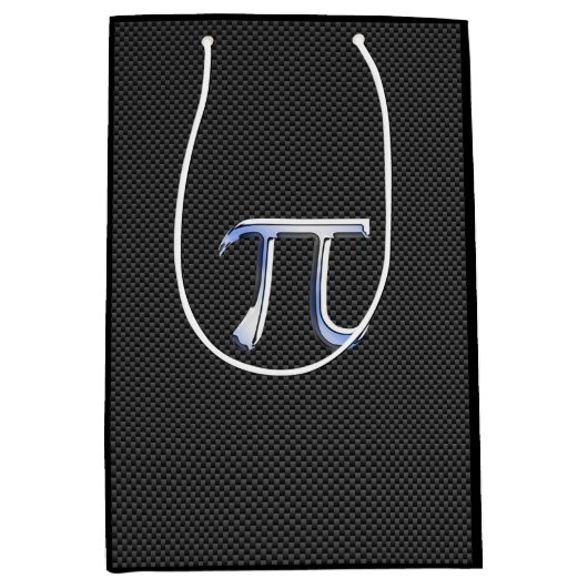 Chroom als Pi-symbool - Carbon Carbon Print Medium Cadeauzakje (Voorkant)