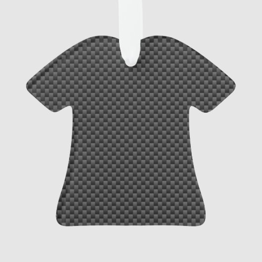 Chroom als Sagittarius-teken Carbon Fiber Print Ornament (achterkant)