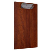 Chroom als Thistle op Mahogany Wood Style Klembord (Rechts)