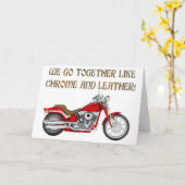 CHROOM EN LEER KAART (Gele Bloem)