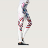 CHROOM KITTEN "Meow vibes" leggings (Rechts)