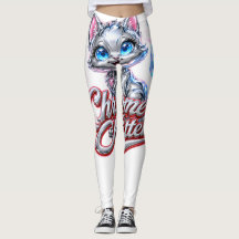CHROOM KITTEN "Meow vibes" leggings