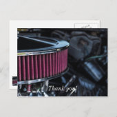 Chroom luchtinlaat briefkaart (Voorkant / Achterkant)