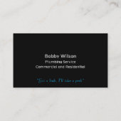 Chroom-ontwerp van de serviceleverancier visitekaartje (Achterkant)