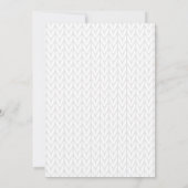 Chroom op Wit Brei Lint Bewustzijn Print (Achterkant)