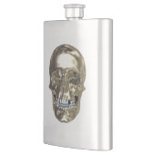 Chroom Schedel Fles Flacon (Links)