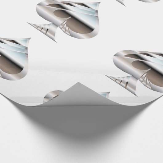 Chroom Schoppen Inpakpapier (Hoek)