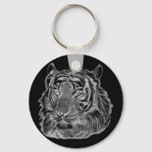 chroom silver tiver sleutelhanger (Voorkant)