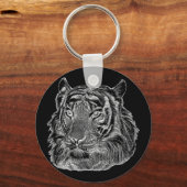 chroom silver tiver sleutelhanger (Voorkant)