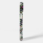 CHROOM SKULL BLACK GREEN RED PAARSE GEM STONES Case-Mate iPhone CASE (Achterkant / Rechts)