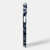 CHROOM SKULL MET FANTASIE GRIFFIOENEN Case-Mate iPhone CASE (Achterkant / Rechts)