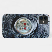 CHROOM SKULL MET FANTASY GRIFFINS Case-Mate iPhone CASE (Achterkant (horizontaal))