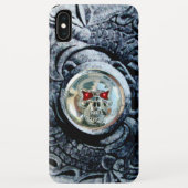 CHROOM SKULL MET FANTASY GRIFFINS Case-Mate iPhone CASE (Achterkant)