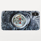 CHROOM SKULL MET FANTASY GRIFFINS Case-Mate iPhone CASE (Achterkant (horizontaal))