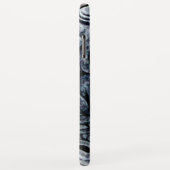 CHROOM SKULL MET FANTASY GRIFFINS Case-Mate iPhone CASE (Achterkant/rechts)