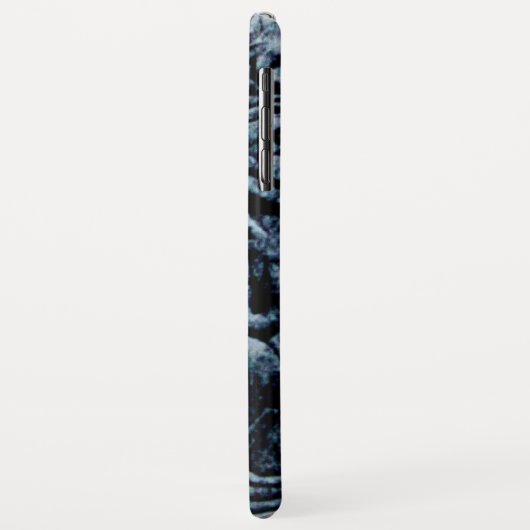 CHROOM SKULL MET FANTASY GRIFFINS Case-Mate iPhone CASE (Achterkant/links)