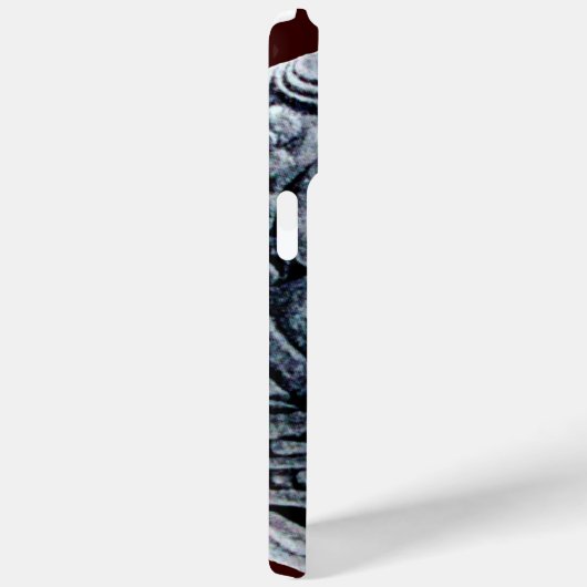 CHROOM SKULL MET FANTASY GRIFFINS Case-Mate iPhone CASE (Achterkant / Rechts)