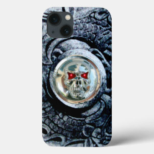 CHROOM SKULL MET FANTASY GRIFFINS iPhone 13 HOESJE