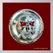 CHROOM SKULL POSTER (Voorkant)