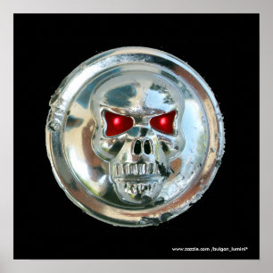 CHROOM SKULL POSTER