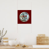 CHROOM SKULL POSTER (Keuken)