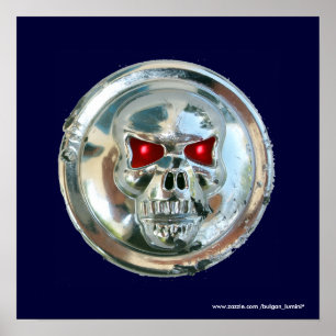 CHROOM SKULL POSTER