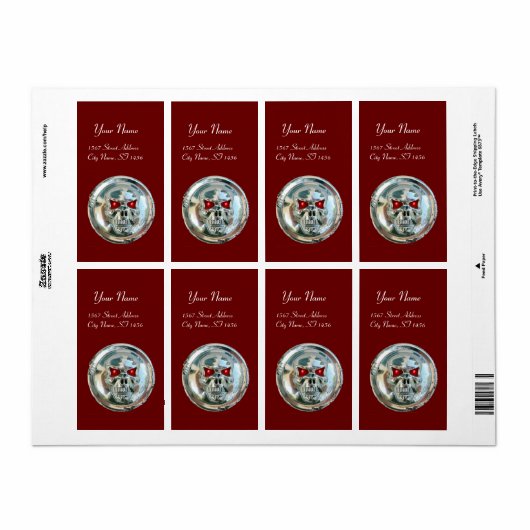 CHROOM SKULL Red Etiket (Full Sheet)