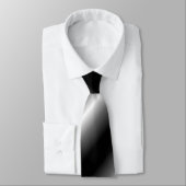 CHROOM ZWART/WITTE/GRAY STROPDAS (Gebonden)