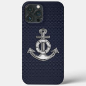 Chroomanker op koolstofvezel afdrukken Case-Mate iPhone case (Achterkant)