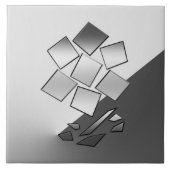 chroombenzine tegeltje (Voorkant)