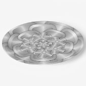 Chroombloemen - Silver Paper Bord (Gekanteld)