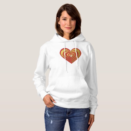 Chroomharten metalen kunst hoodie (Voorkant volledig)