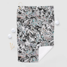 Chroomkleuren met gradiënt of damp, zwart-wit tot  golfhanddoek