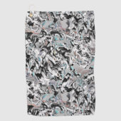 Chroomkleuren met gradiënt of damp, zwart-wit tot golfhanddoek (Voorkant)