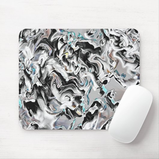 Chroomkleuren met gradiënt of damp, zwart-wit tot muismat (Met muis)