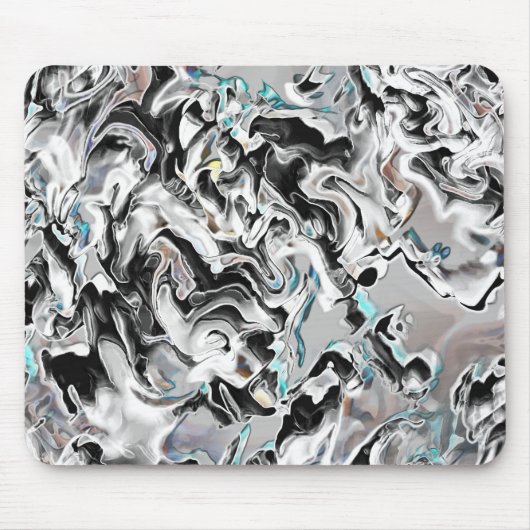 Chroomkleuren met gradiënt of damp, zwart-wit tot muismat (Voorkant)