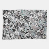 Chroomkleuren met gradiënt of damp, zwart-wit tot  theedoek (Horizontaal)