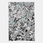 Chroomkleuren met gradiënt of damp, zwart-wit tot  theedoek (Verticaal)