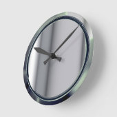Chroommetaal Ronde Klok (Hoek)