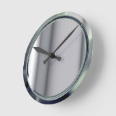 Chroommetaal Ronde Klok (Hoek)