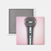 Chroommicrofoon Magneet (Voorkant / Achterkant)