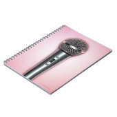 Chroommicrofoon Notitieboek (Linkerzijde)