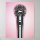 Chroommicrofoon Poster (Voorkant)