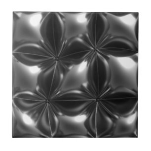 Chroompompen Tegeltje