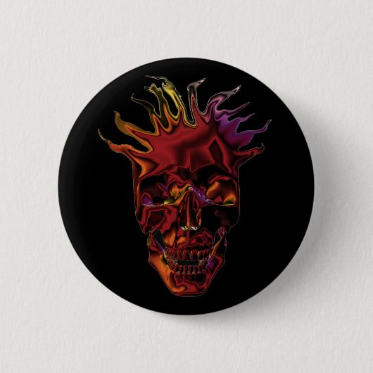 chroomschuim ronde button 5,7 cm (Voorkant)