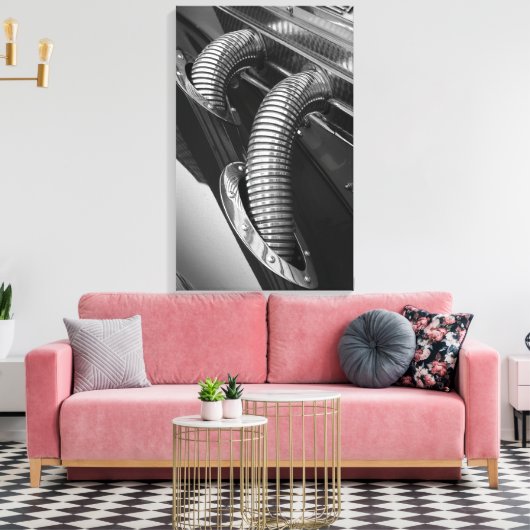 Chroomslangen Canvas Afdruk (Insitu (Woonkamer))