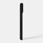 Chroomstijl Zwarte Lint Bewustzijn iPhone 15 Case (Rechterkant)