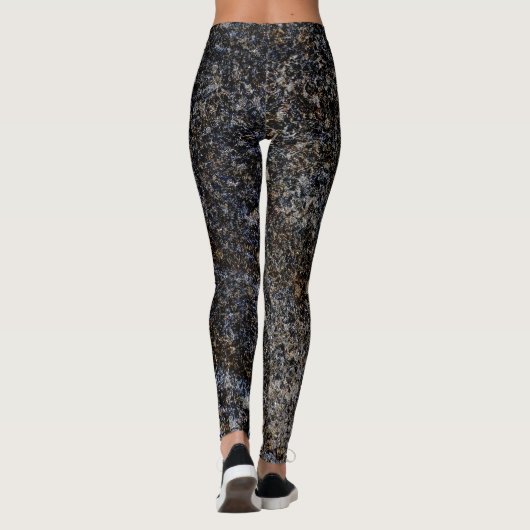 Chroomstroom (contrastspikkels) leggings (Achterkant)