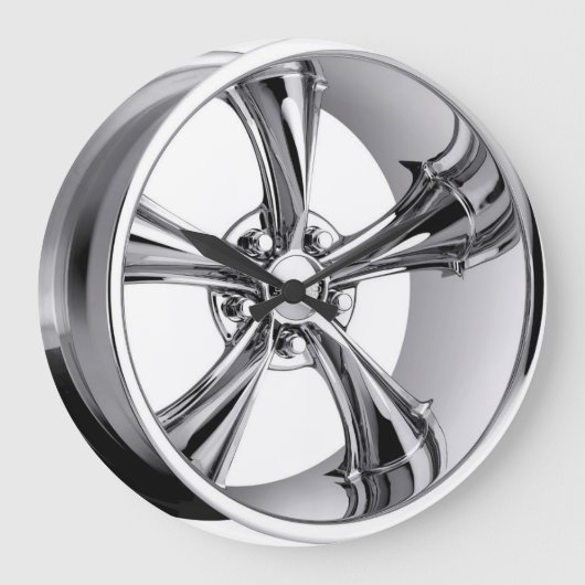 chroomvelg grote klok (Voorkant)