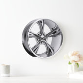 chroomvelg grote klok (Huis)